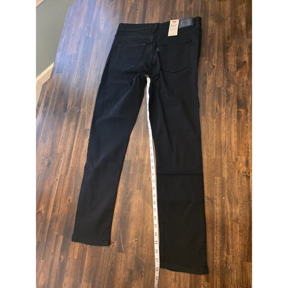 Levi's SOFT BLACK Women's 311 Shaping Skinny Jeans, US 28x28. - Picture 4 of 7